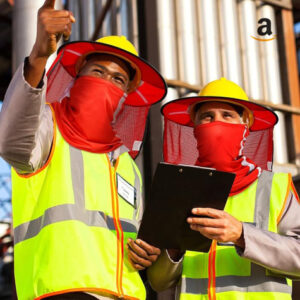 Hard Hat Neck Protection High Visibility Full Brim Mesh Sun Protection - AB HSE Training & Consulting